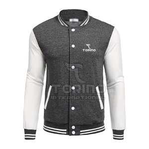 Nouvelle Arrivée Veste d'Hiver Légère en Laine 100% Écologique Style Letterman Col Montant Dernière Tendance Décontractée pour Hommes en Promotion en Ligne - Product Image 1