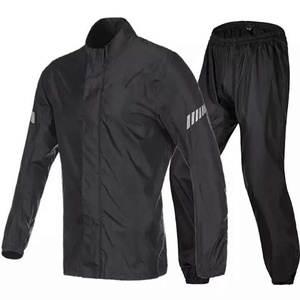 Traje de lluvia impermeable de diseño personalizado con material transpirable a prueba de viento y puños ajustables perfecto para senderismo al aire libre - Product Image 4