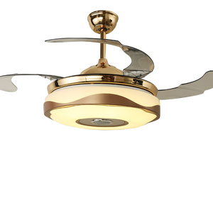 Ventilador de Techo HC con Luz LED de 42 Pulgadas, 6 Velocidades, Regulable, Control Remoto, Diseño Moderno para Dormitorio, Hogar y Oficina - Product Image 1