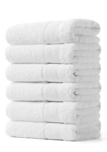 Ensemble de serviettes de bain en microfibre à séchage rapide, motif dessin animé, blanc, en tissu éponge, luxueuses, douces, absorbantes, pour hôtel, salle de bain, résistantes au chlore, spa - Product Image 5