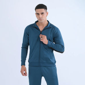 Vêtements de sport personnalisés de haute qualité pour hommes Jogging Survêtements Zip up Training Joggers Polyester Winter Tracksuit - Product Image 1