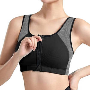 Soutien-gorge de sport pour femmes respirant à maintien élevé, fabriqué sur mesure, séchage rapide, léger, polyester/coton, fabriqué en usine, prix raisonnable - Product Image 1
