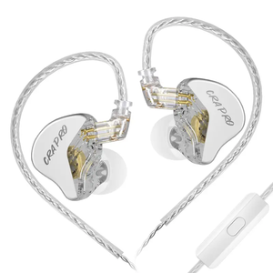 Audífonos <span class=keywords><strong>CCA</strong></span> <span class=keywords><strong>CRA</strong></span> PRO HIFI con Diafragma de Diamante DLC, Audífonos Dinámicos, Auriculares Deportivos para Música y Juegos, Cable de 2 Pines, CRAPRO - Product Image 1
