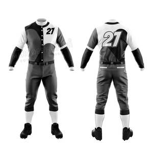 Uniforme de Fútbol Americano Transpirable de Secado Rápido para Hombre, Impresión Digital Personalizada, Nombre del Equipo Personalizado, Servicio OEM, Uniforme de Béisbol - Product Image 1