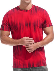 T-shirts en coton à sublimation de style décontracté à manches courtes et à impression lourde, nouvelle collection pour hommes - Product Image 3