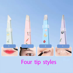 Pince à épiler en acier inoxydable de qualité salon, pointue, légère, écologique, pour une épilation propre et précise, personnalisée - Product Image 5