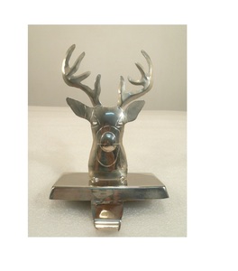 Porte bas de Noël tête de cerf argent brillant: Maison et Cuisine - Product Image 4