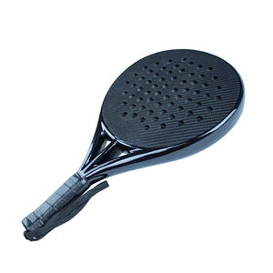 Factory Hot Sale 100% Graphite Exclusive Logo Waterdrop Shape Training Racquet Full Carbon 12K Padel Tennis <strong>Racket</strong> Nylon Net - Product Image 1