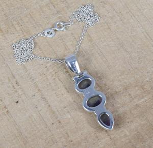 Joyería de piedras preciosas de amatista, colgante indio de la mejor calidad, colgante de Plata de Ley 925, regalo de boda para el amor con joyería de sello 925 - Product Image 3