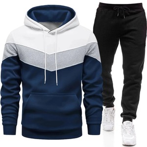 Chándal deportivo de moda para hombres y mujeres, chaqueta y pantalones de dos piezas para entrenamiento de gimnasia, proveedor de ropa de calle atlética con logotipo personalizado - Product Image 4