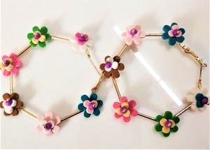 Pendientes de coco hechos a mano para mujer, joyería hawaiana pintada a mano, al por mayor, novedad - Product Image 5