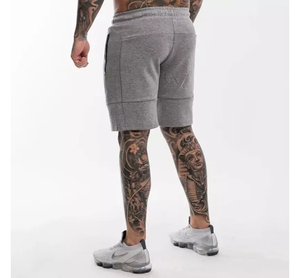 กางเกงวิ่งออกกำลังกายผู้ชาย ออกแบบโลโก้เองได้ เอวยางยืด แห้งเร็ว ระบายอากาศดี ผ้าฝ้าย 100% ลายเรียบ ปรับแต่งได้ - Product Image 5