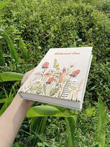 LABON Custom Hand Embroidered <strong>Notebook</strong> Handmade Fabric Diary Daisy <strong>Notebook</strong> Fabric <strong>Hard</strong> <strong>Cover</strong> Journal Personalized <strong>Notebook</strong> - Product Image 2