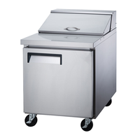 Réfrigérateur-congélateur de comptoir pour salades, pizzas, méga-bar, sandwichs, avec porte simple ou double, certifié CE ETL, table de préparation