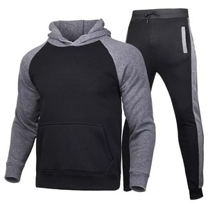 2025 nueva llegada de alta calidad de manga larga ropa de invierno para hombres conjuntos de chándales último diseño 100% algodón de dos piezas con capucha y pantalones - Product Image 5