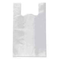 Bolsas de plástico de camiseta de polietileno transparente HDPE de alta calidad con asas Embalaje de camiseta en Vietnam Logotipo personalizado Bienvenido - Product Image 3