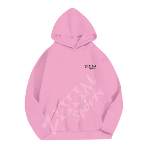 Sudaderas con capucha de gran tamaño para Otoño e Invierno para mujer, Jersey informal de manga larga de Color sólido estampado, bolsillo oculto de punto frontal - Product Image 4