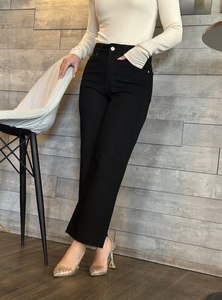 Jeans de Cintura Media para Mujer, Ajuste Cómodo, Mezclilla Elástica de Alta Calidad, Tejido Transpirable, Estilos Casuales, Versátiles, al por Mayor - Product Image 2