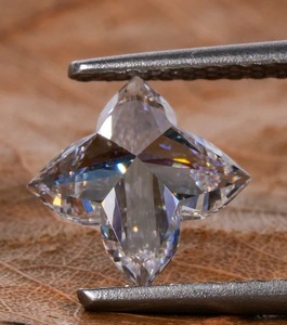 Diamant de laboratoire en forme de fleur diamant de laboratoire Antique pour bague de fiançailles en vrac pour pendentif diamant pour femme cadeau pour elle - Product Image 5