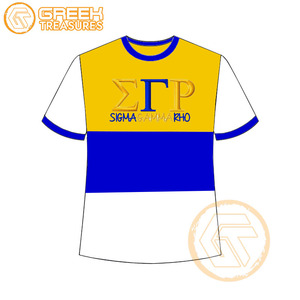 Venta al por mayor Sigma Gamma Rho mujeres camiseta hermandad ropa algodón Jersey alta calidad transpirable camiseta mujeres ropa griega - Product Image 1