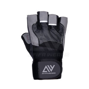 Guantes Deportivos AFIFA WEARS AW-4114 con Logotipo Personalizado, de Cuero Transpirable de Alta Calidad, Antideslizantes e Impermeables para Levantamiento de Pesas - Product Image 4