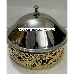 Restaurant Cuisine De Table Fournitures Alimentaires Traiteur Servir Chaffing Dish Pour La Fête De Mariage Vaisselle Décoratif Chaffing Dish - Product Image 4