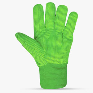 Guante de protección contra impactos con cordón de algodón/poliéster, de 1/2" - Product Image 3