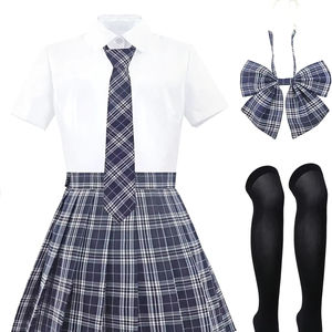 ชุดนักเรียนผ้าฝ้ายสำหรับผู้ใหญ่แบบยูนิเซ็กซ์ พร้อมลายพิมพ์นูน - Product Image 1