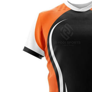 Diseña tu propio logotipo Uniforme de rugby de media manga Venta caliente Uniforme de rugby unisex cómodo - Product Image 4