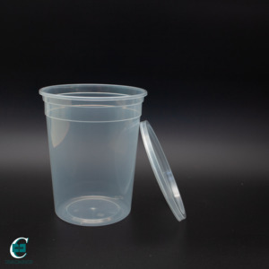 16Oz 24Oz 32Oz Clear round Disposable <b>Plastic</b> PP Injection Hot Soup Container from Vietnam Storage Boxes & <b>Bins</b> with <b>Lid</b> - Product Image 3