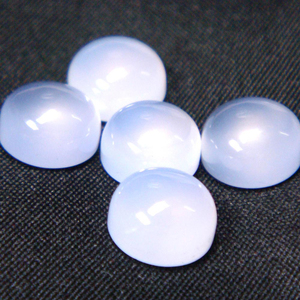 Cabujones de Calcedonia azul Natural de grado de exportación de alta calidad, piedras preciosas sueltas de tamaño calibrado para uso en joyería, venta al por mayor - Product Image 2