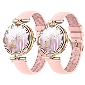Reloj inteligente Sower AK62 con pantalla táctil AMOLED de 1.09 pulgadas, llamadas por Bluetooth, monitor de salud y seguimiento del sueño para mujeres - Product Image 1