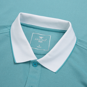 Hombres Slim Fit para camisa de tela ancha de manga corta elegante estilo casual al por mayor a precio caliente Aristino APS068S3 - Product Image 2