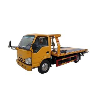 Used 4x2 Platform Rollback One Pull Two Wrecker 4 Tons <b>Flatbed</b> Towing <b>Truck</b> - Product Image 1