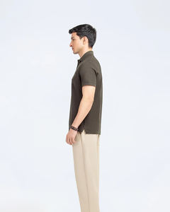 Camiseta Personalizada OEM de Secado Rápido, Camisetas de Golf de Manga Corta, Ropa, Camisetas Polo para Hombre, Ajuste Entallado, Manga Corta con Botones - Product Image 4