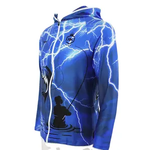 Wholesale New Sun Protection Long Sleeve Fishing Clothing Jackets Hooded Fishing Clothes For Men