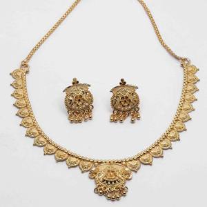 Joyería de moda al por mayor 14K 18K 24K chapado en oro formando collares diseño floral joyería tradicional latón oro relleno joyería - Product Image 3