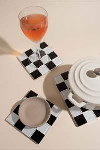 Posavasos de Mosaico de Vidrio Cuadrado Hecho a Mano, Alfombrilla para Tazas, Resistente al Calor, para Mesa, Cocina, Comedor, Hogar, Cafetería, Base para Botellas - Product Image 5