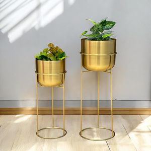 modern home decor planter minimalist plant holder contemporary plant <b>stand</b> luxury metal planter Scandinavian plant <b>stand</b> - Product Image 4