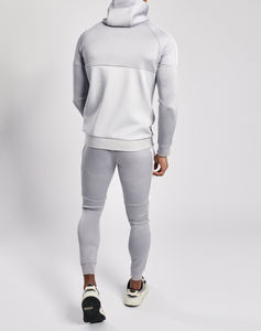 Combinaison de 3 couleurs en polaire pour homme, 360G, sweats à capuche avec fermeture éclair, vêtements de sport, survêtement en peluche par Stylite Intl - Product Image 2