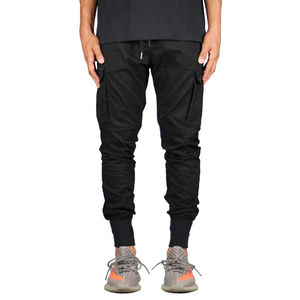 Joggers apilados con logotipo personalizado para hombre, ropa de calle con bolsillo, pantalones lavados para hombre, pantalones de chándal, pantalones apilados Cargo acampanados - Product Image 4