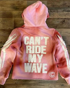 Échantillon OEM Pull à manches longues pour hommes, sweat à capuche oversize d'hiver, sweat-shirt noir imprimé 100% coton, tissu jersey technique délavé - Product Image 5