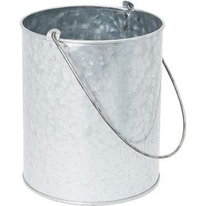 Cubos de Metal galvanizado con asas para decoración del hogar - Product Image 4