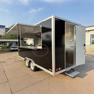 Standard Street Fast Mobile Coffee & Candy Aluminum Fiberglass Food Trailer Fast Food Truck - Product Image 2