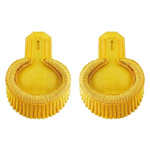 Épaulettes argentées brodées à coudre, tissu de haute qualité, épaulettes, badge d'épaule, accessoires uniformes, épaulettes argentées - Product Image 2