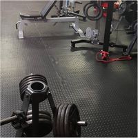 Bodenmatten Garagenbodenmatte, Wasserdichte Rutschfeste Gummi-Bodenbelagsrollen für Fitnessstudio-Boden/ Treppen/ Industrie