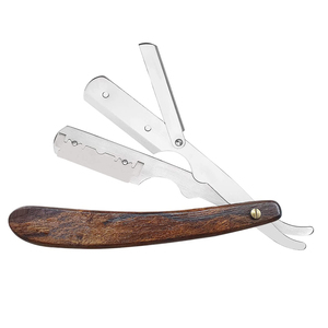 Rasoir à lame unique pour hommes Rasoirs pour hommes Rasoirs à manche en bois Rasoirs à gorge coupée avec logo personnalisé Magnifique - Product Image 1