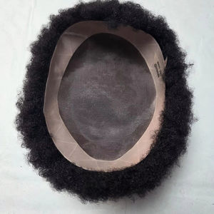 Prótesis Capilar Afro Taz con Base Mono para Hombre - Negro Africano Bangladesí - Product Image 1
