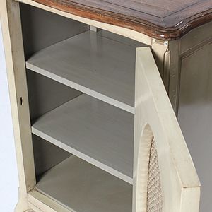 โต๊ะตู้ดีไซน์เรียบง่ายทำจากไม้ผสมหวายแข็งจากประเทศอินโดนีเซีย - Product Image 5