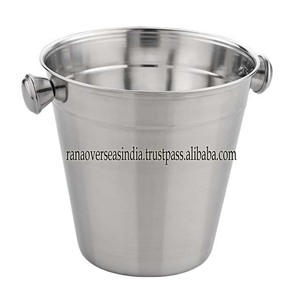 ถังน้ำแข็งสเตนเลสดีไซน์พรีเมี่ยมวินเทจใช้สำหรับงานปาร์ตี้รูปทรงและขนาดที่กำหนดเองได้ - Product Image 2